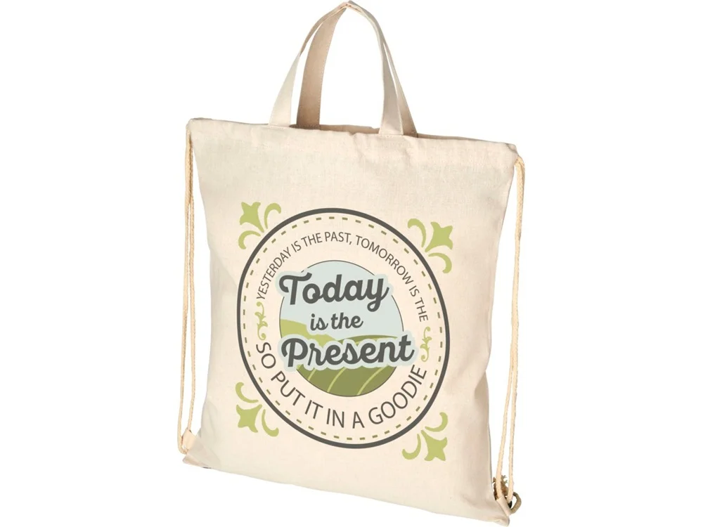 Сумка-рюкзак Pheebs из переработанного хлопка, 210 г/м²