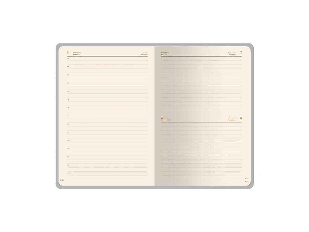 Ежедневник А5 датированный Boston на 2027 год