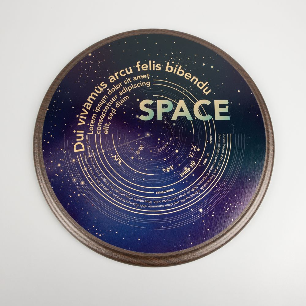 Плакетка Plaque, круглая