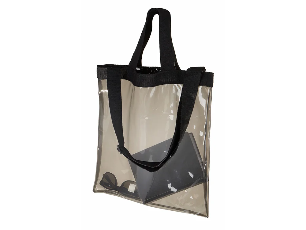 Сумка Frank из прозрачного пластика с регулирующейся лямкой