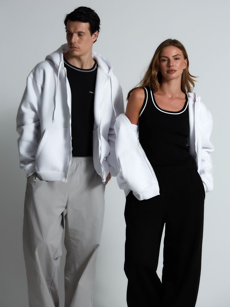 Толстовка унисекс оверсайз Zippy