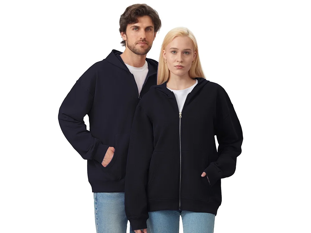 Толстовка оверсайз с капюшоном на молнии Monaco