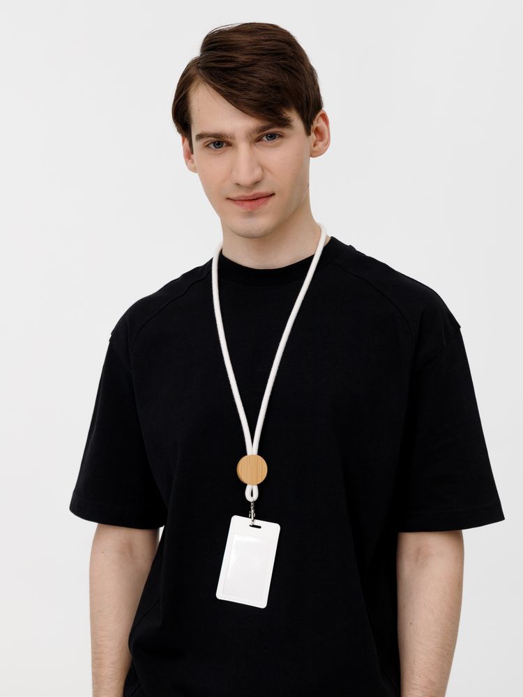 Шнурок для бейджа Tube Wood