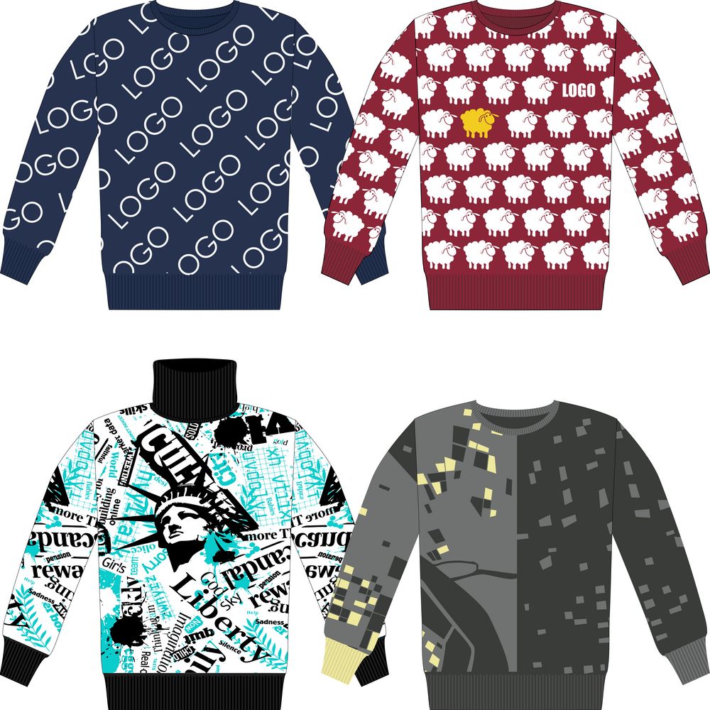 Свитер на заказ Tricksy Net