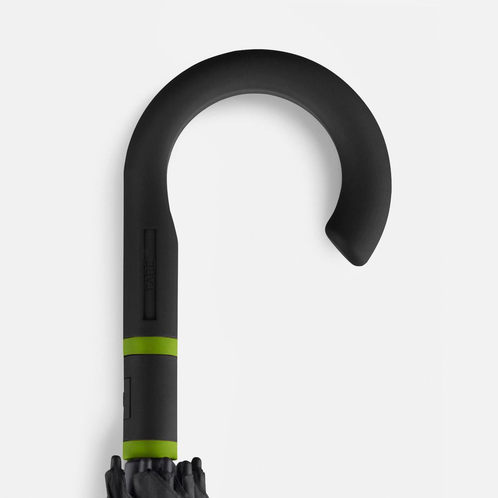 Зонт-трость с цветными спицами Color Style, зеленое яблоко