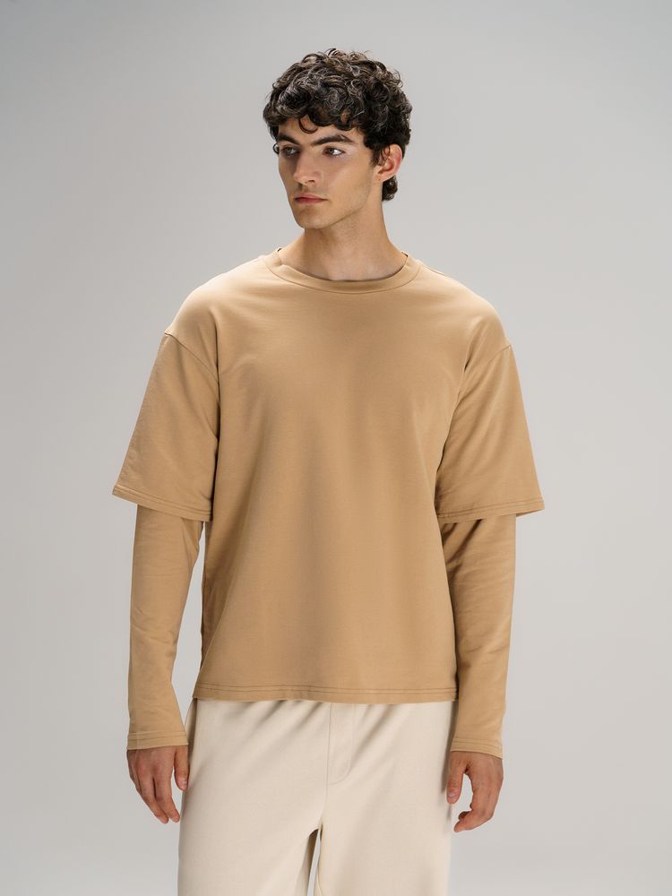 Футболка оверсайз с двойным рукавом Kosmos