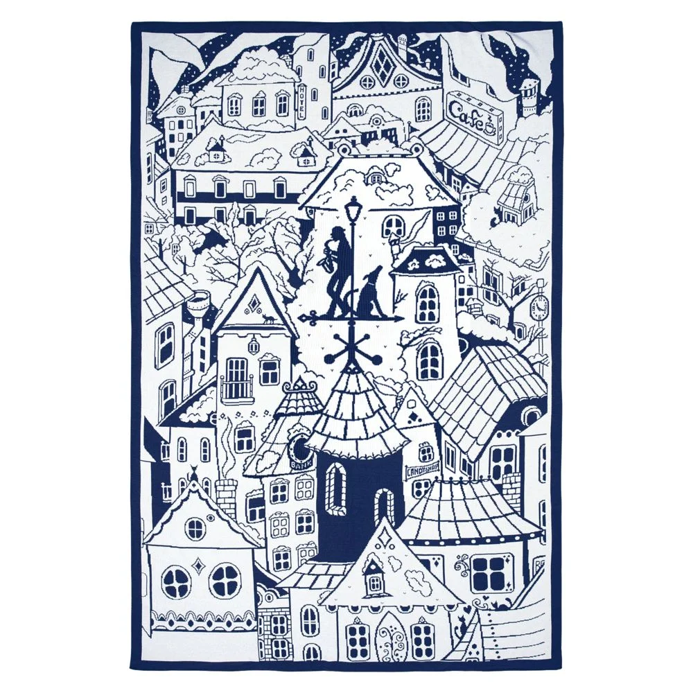 Плед на заказ Tricksy Net, 2 цвета, L