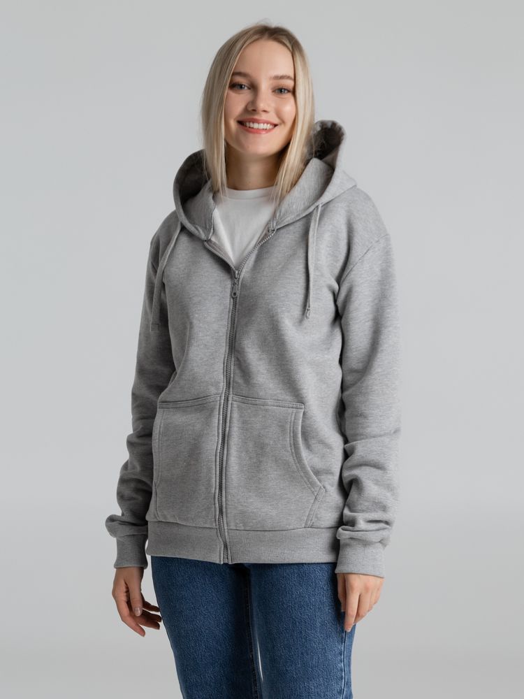 Толстовка на молнии с капюшоном Unit Siverga Heavy