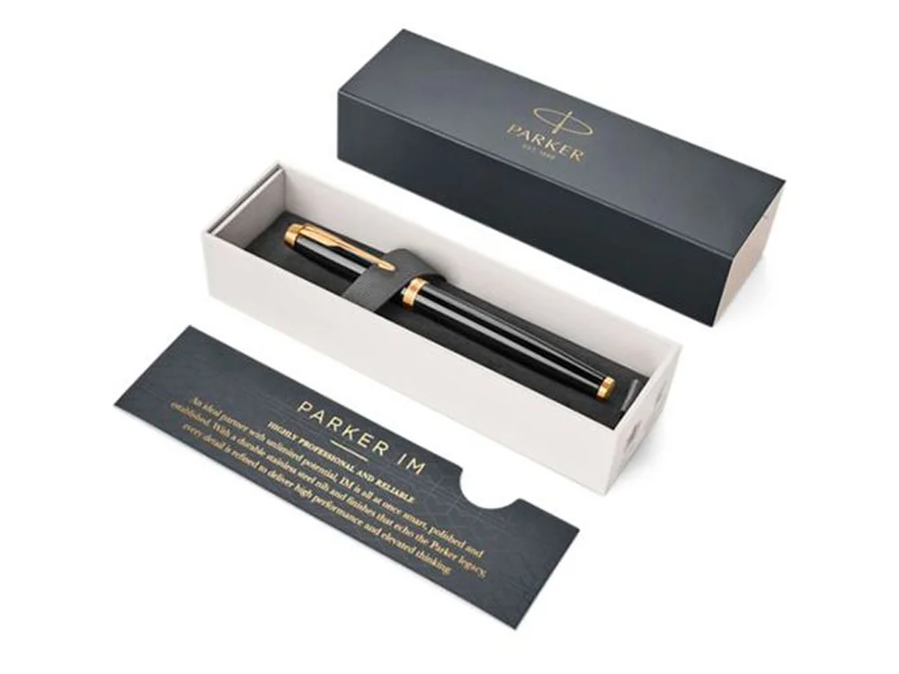 Ручка роллер Parker IM Core Brushed Metal GT