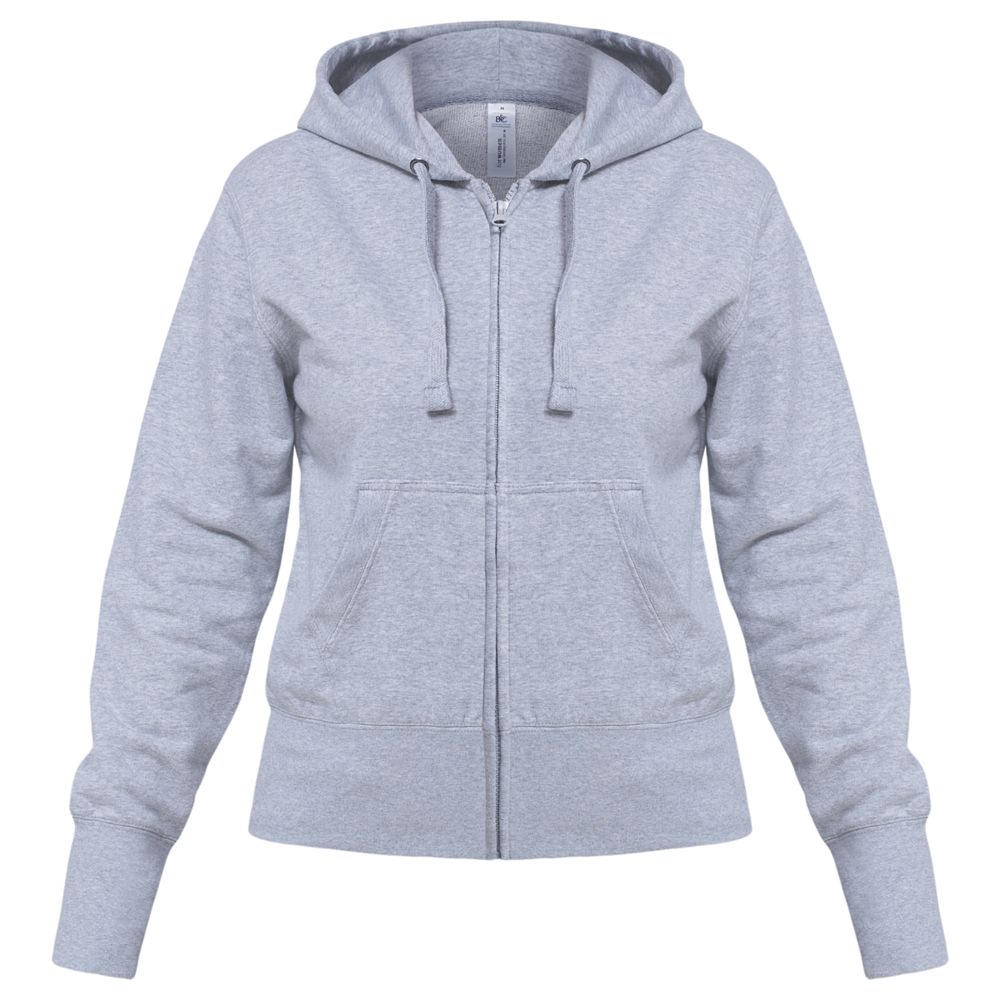 Толстовка женская Hooded Full Zip белая