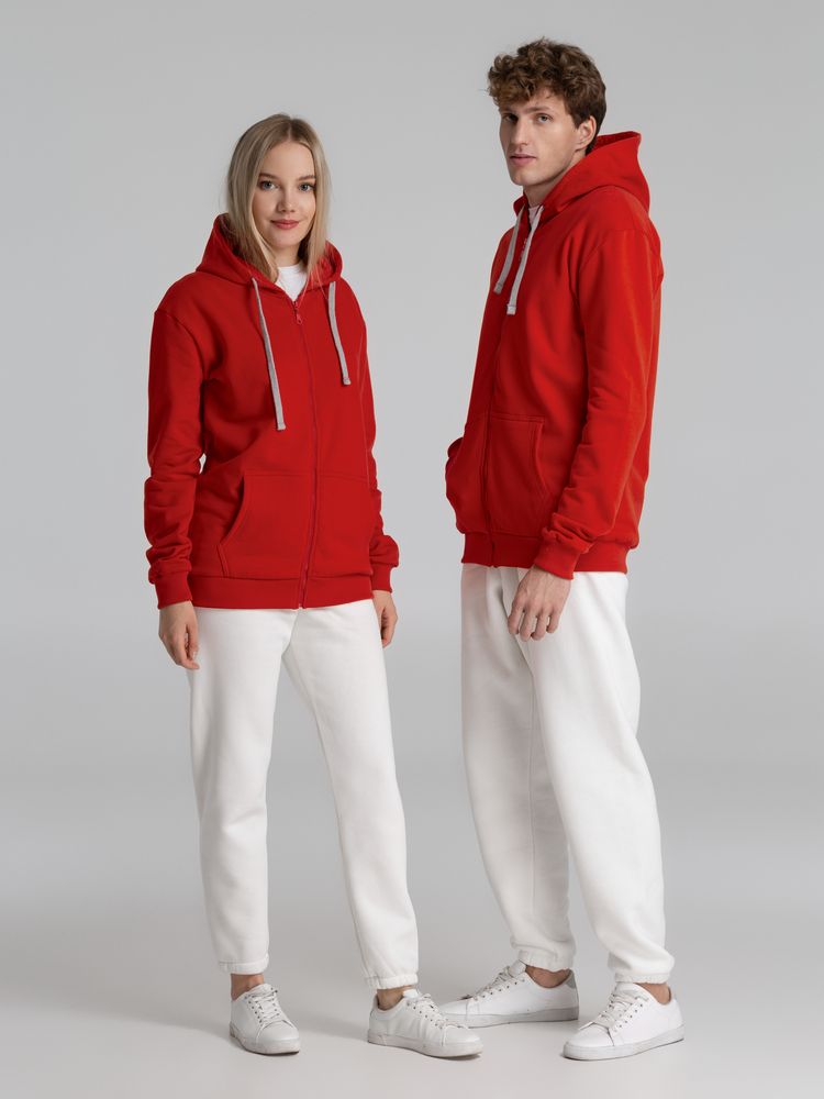 Толстовка на молнии с капюшоном Unit Siverga Heavy