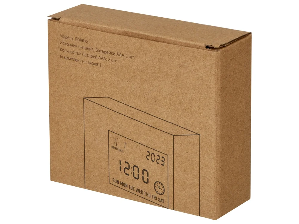 Настольные электронные мультифункциональные часы Rotatio