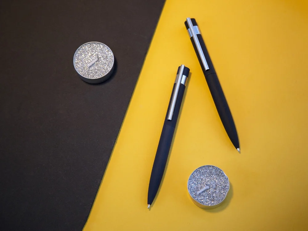 Ручка шариковая металлическая Matteo soft-touch