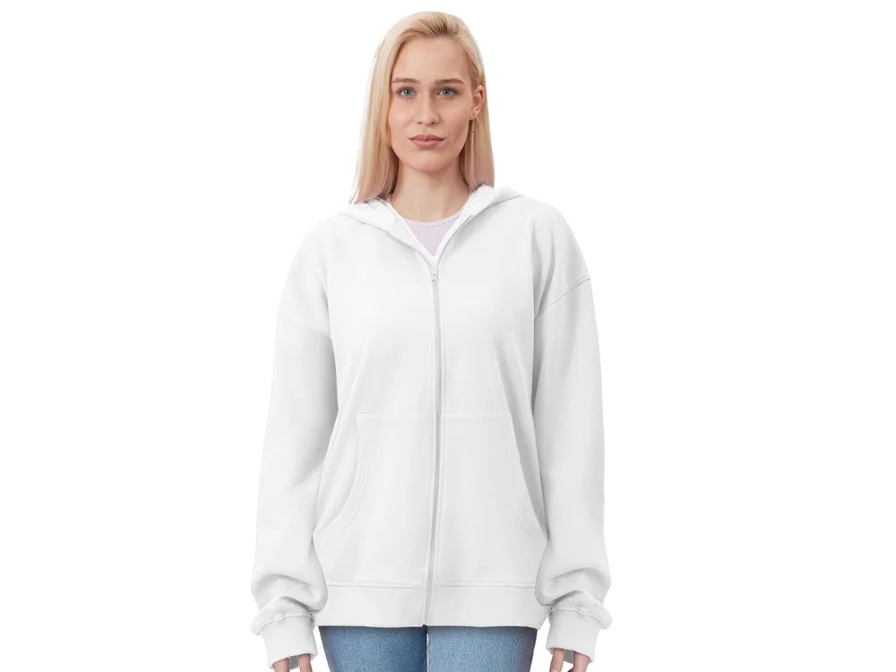 Толстовка оверсайз с капюшоном на молнии Monaco