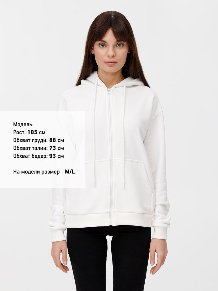 Толстовка унисекс оверсайз на молнии Zippy Terry