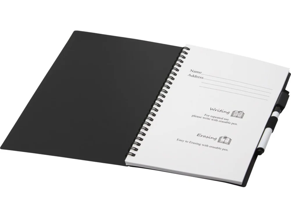 Блокнот A5 Pebbles из переработанной бумаги