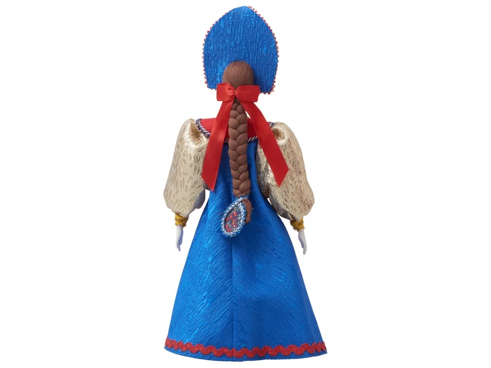 Подарочный набор: кукла фарфоровая, чай Малина с мятой