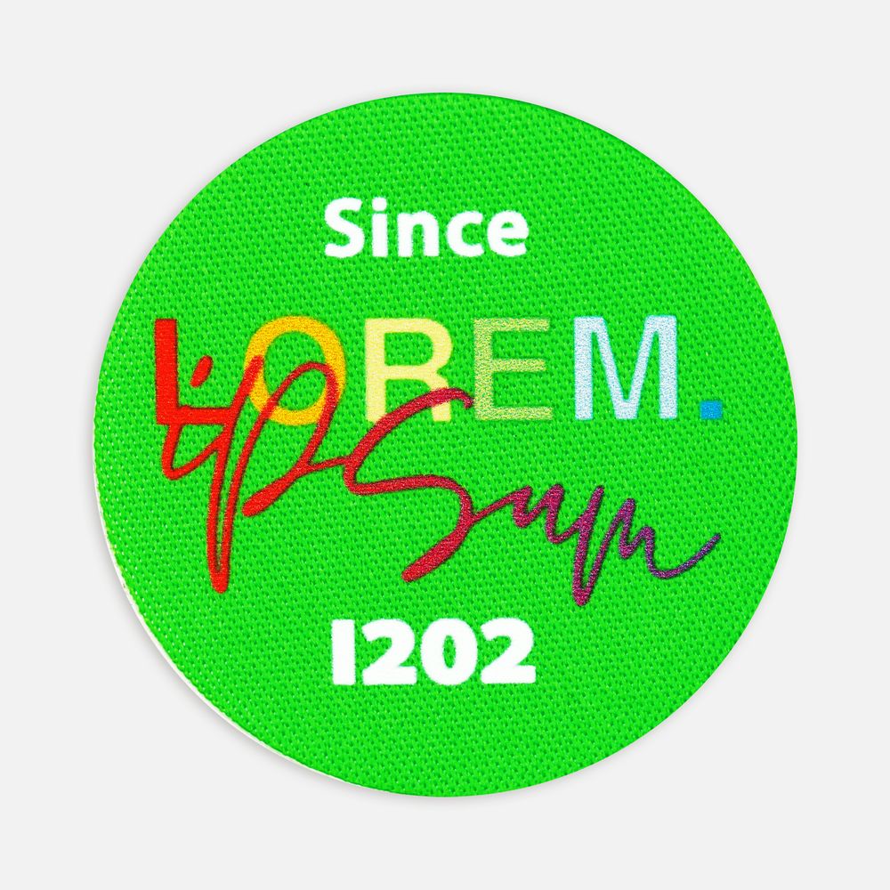 Наклейка тканевая Lunga Round, M