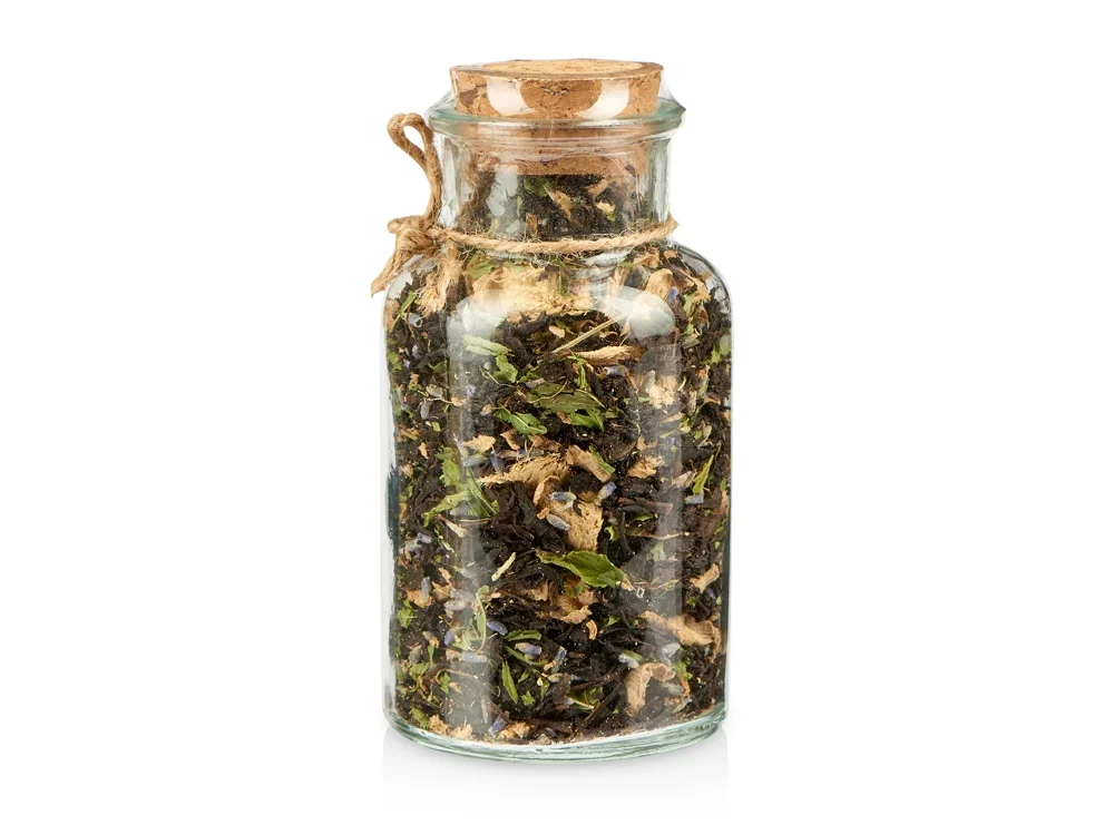 Подарочный набор с пледом, термокружкой и чаем