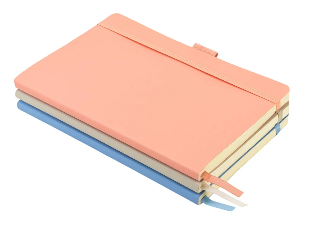 Блокнот А5 в гибкой обложке Vision 2.0 soft-touch