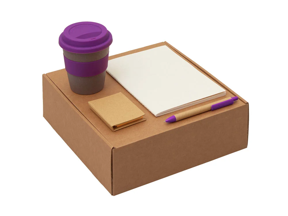 Набор Halm с блокнотом, ручкой и стаканом