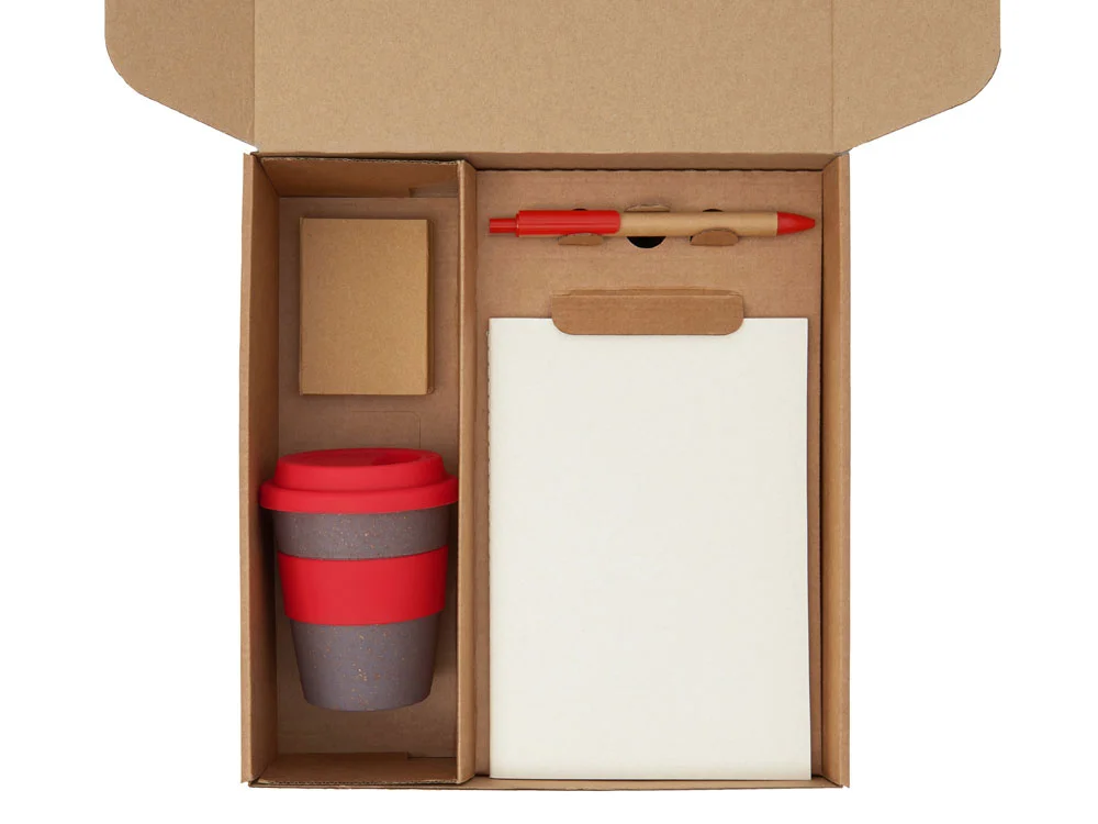 Набор Halm с блокнотом, ручкой и стаканом