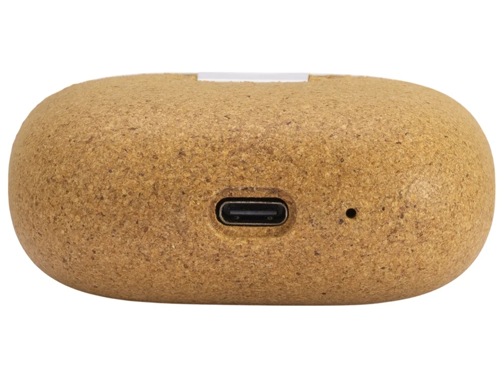 Наушники беспроводные TWS Socorro из пробки и переработанного пластика