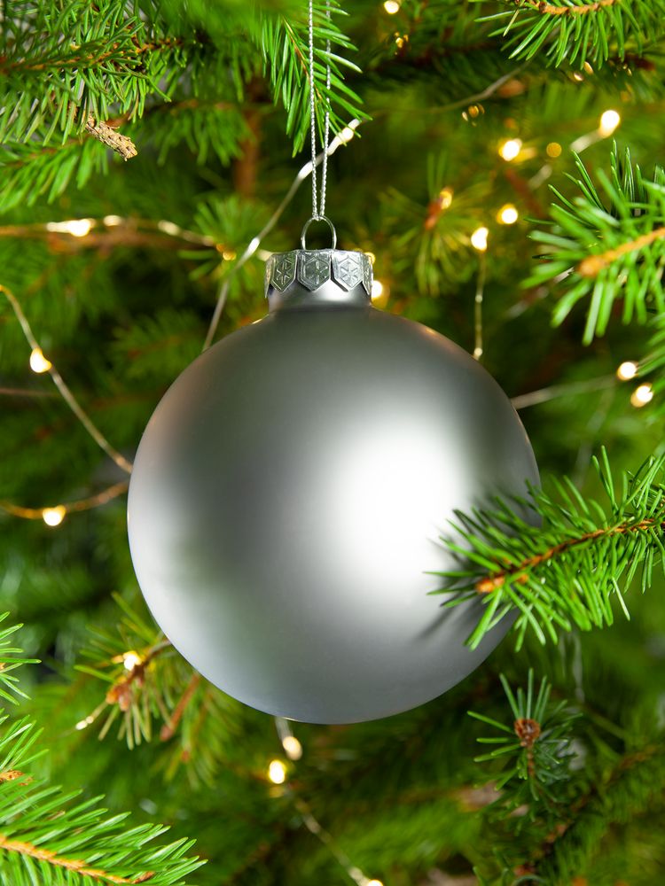 Елочный шар Finery Matt, 10 см