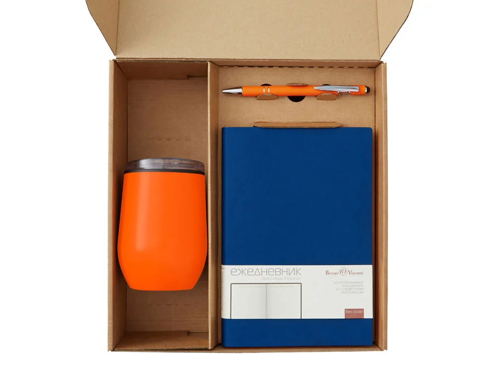 Набор Writea с ежедневником, ручкой и термокружкой