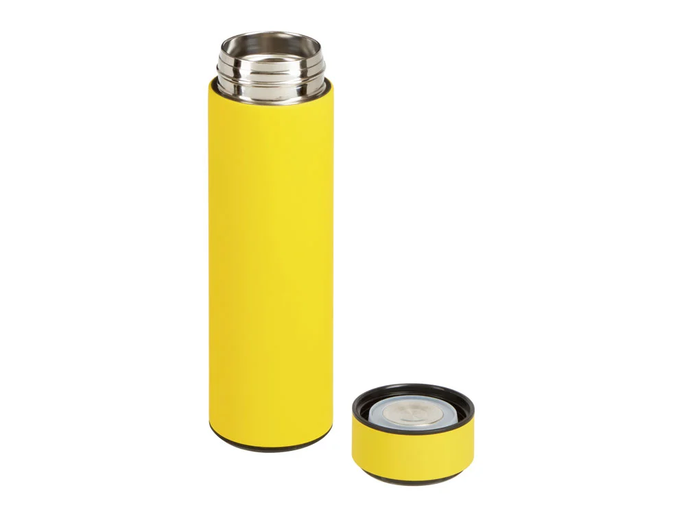 Вакуумный термос Module X с индикатором температуры и медной изоляцией, 500 мл, крафтовый тубус