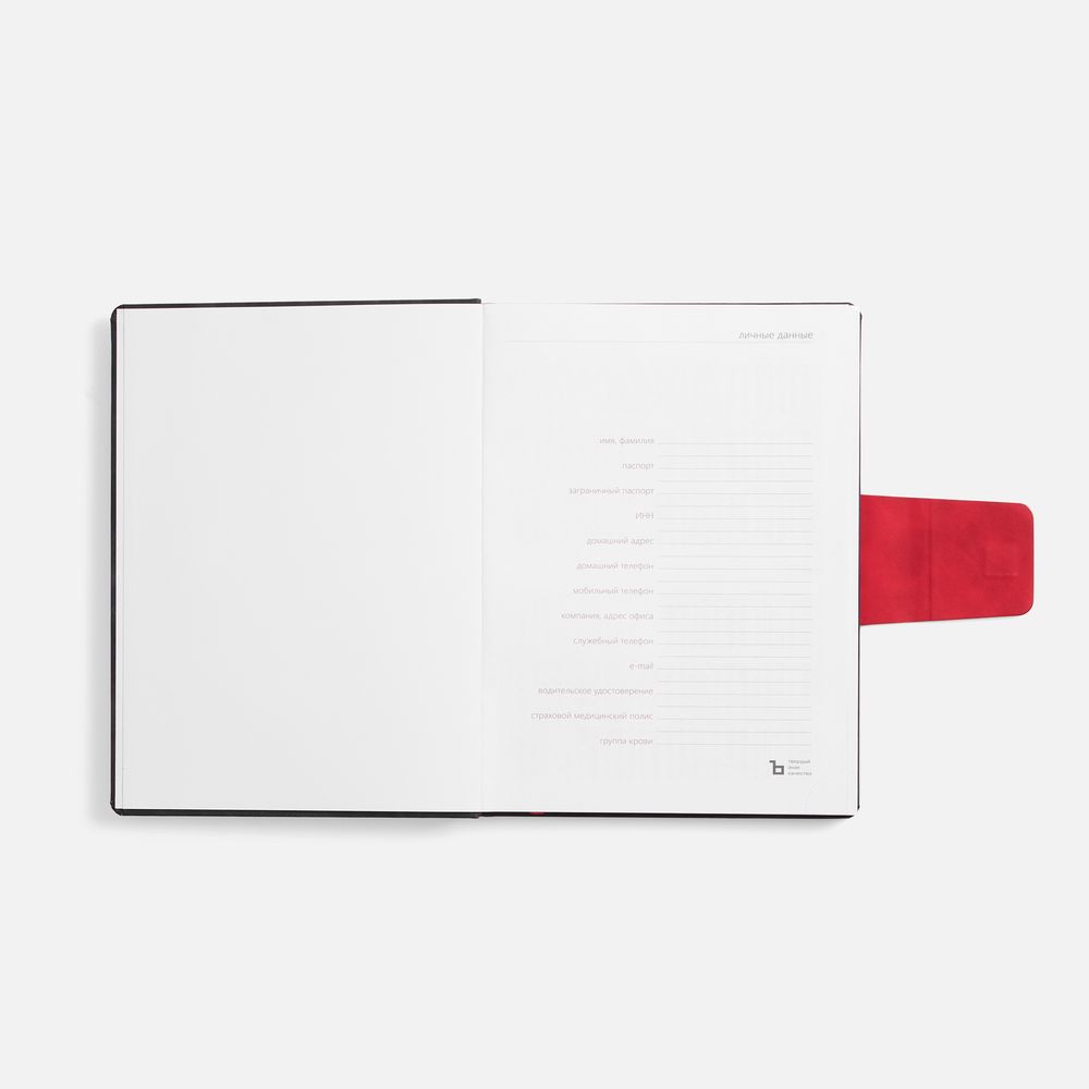 Ежедневник Grande Strap на заказ, датированный