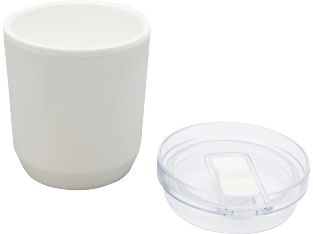 Кружка из переработанного пластика Hudson с двойными стенками