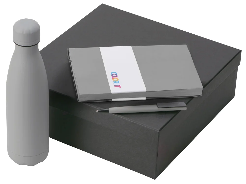 Подарочный набор COLOR IT c блокнотом, ручкой и термобутылкой