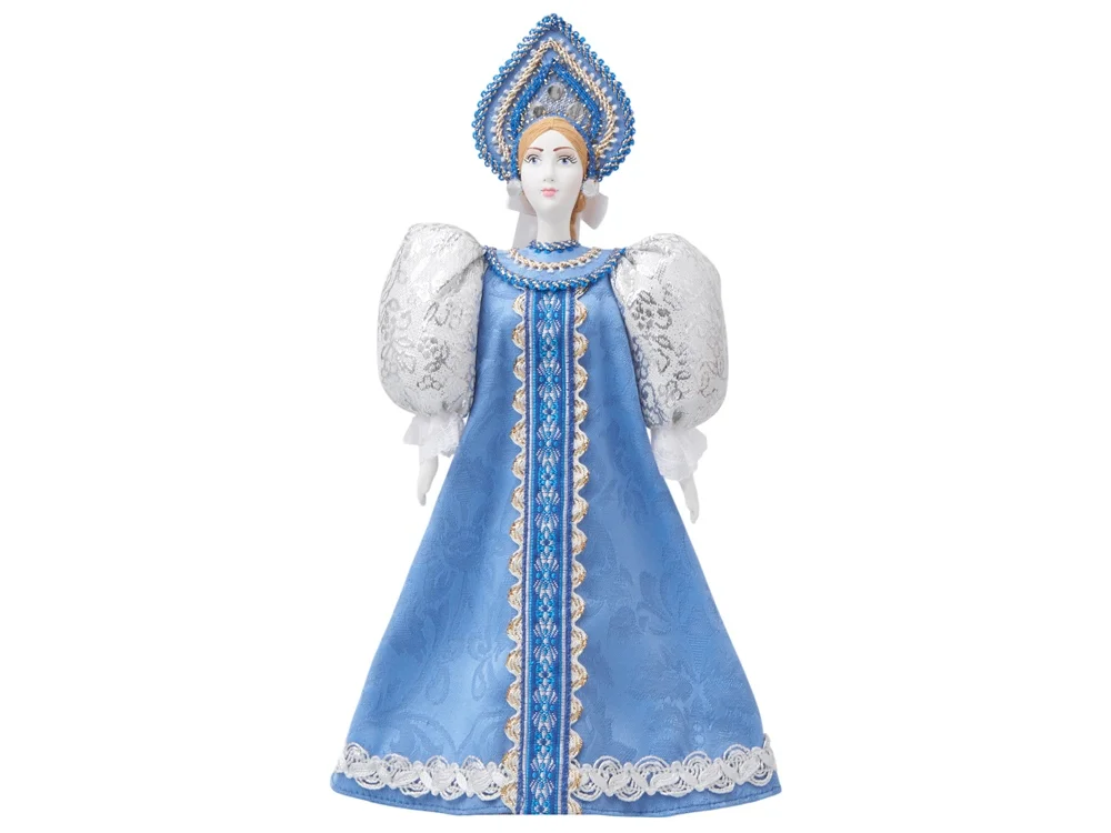 Подарочный набор: кукла фарфоровая, крем-мёд с лаймом и имбирем