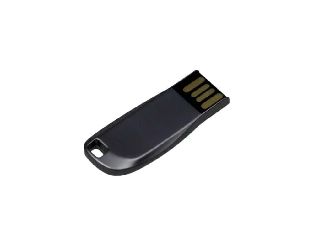 USB 2.0- флешка на 16 Гб компактная с мини чипом и овальным отверстием