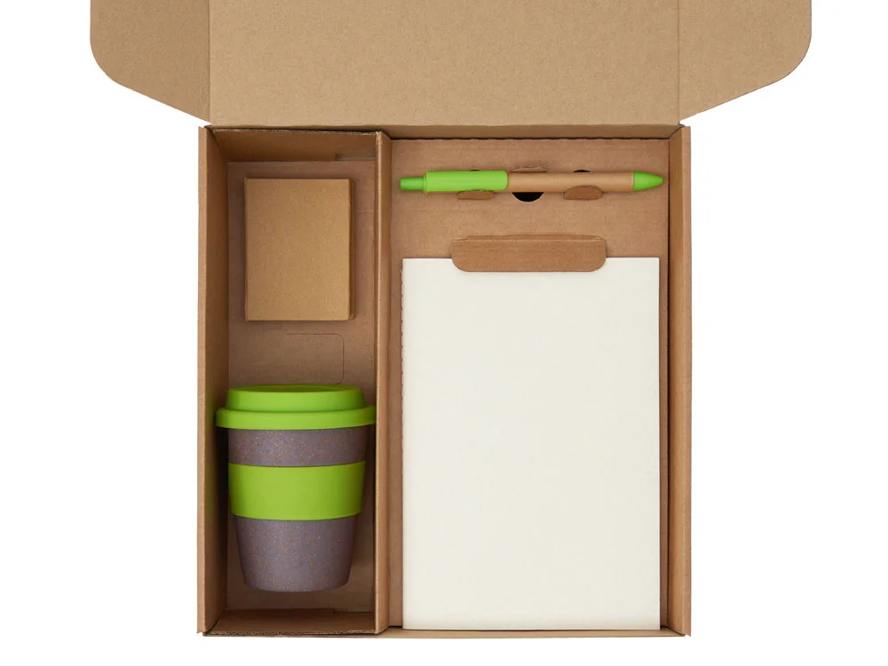 Набор Halm с блокнотом, ручкой и стаканом