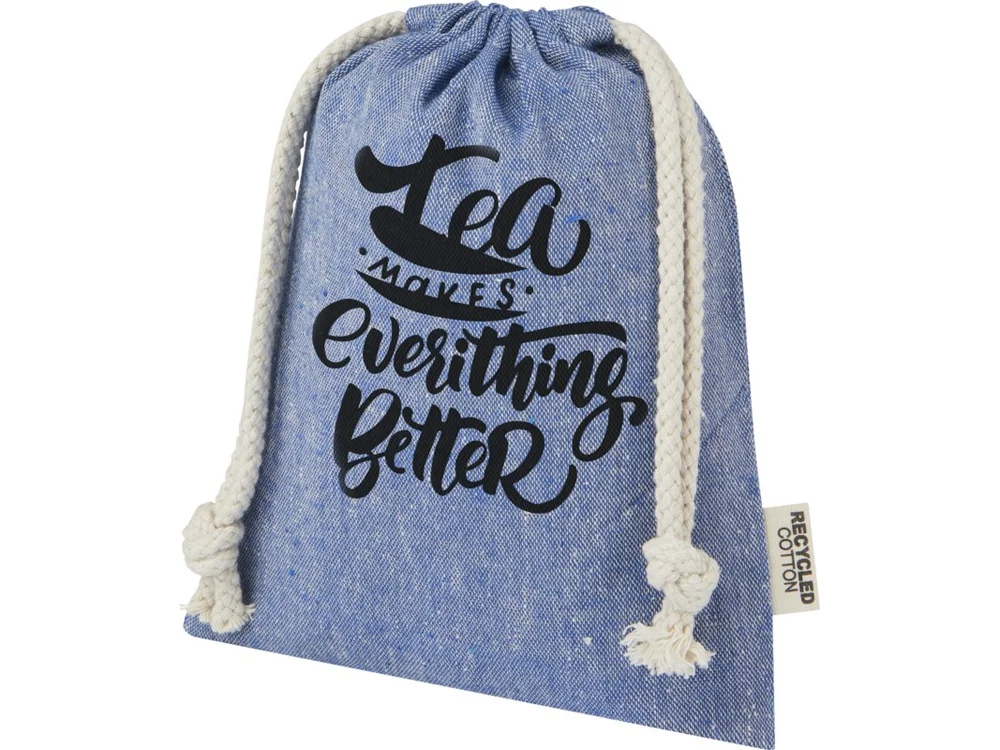 Маленькая подарочная сумка Pheebs из переработанного хлопка 0,5 л