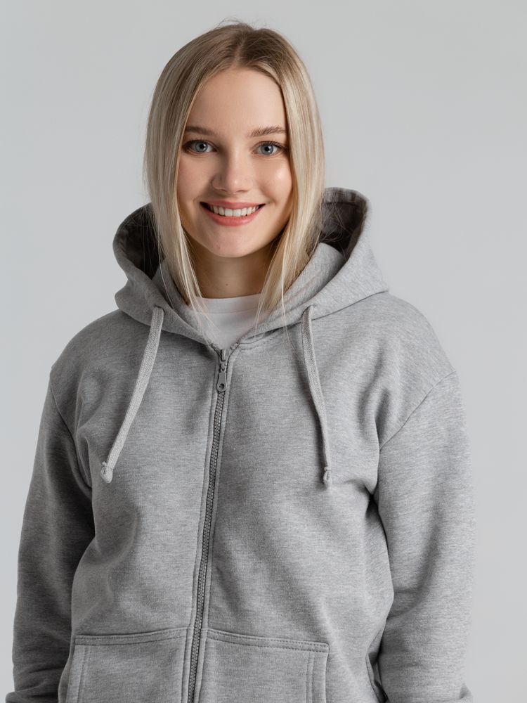 Толстовка на молнии с капюшоном Unit Siverga Heavy