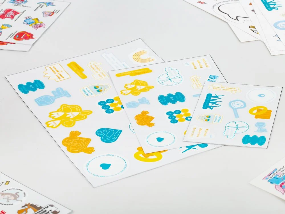 Наклейки UV-DTF Sticker Pack на заказ