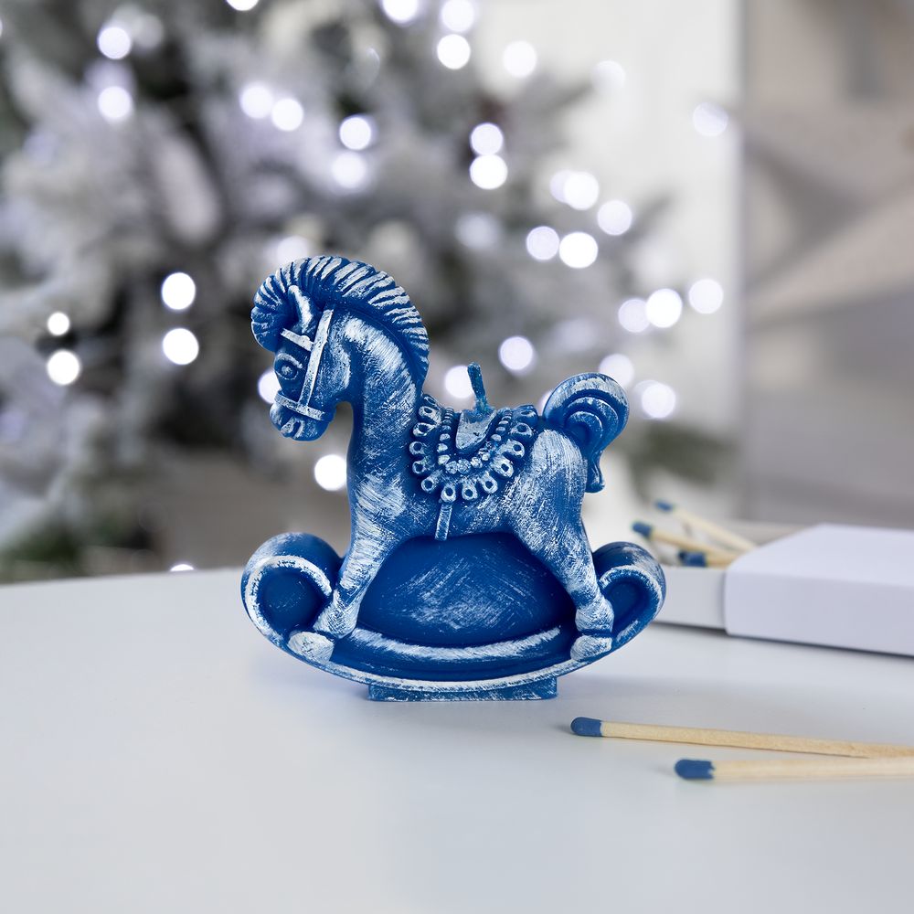 Свеча фигурная «Лошадка-качалка»