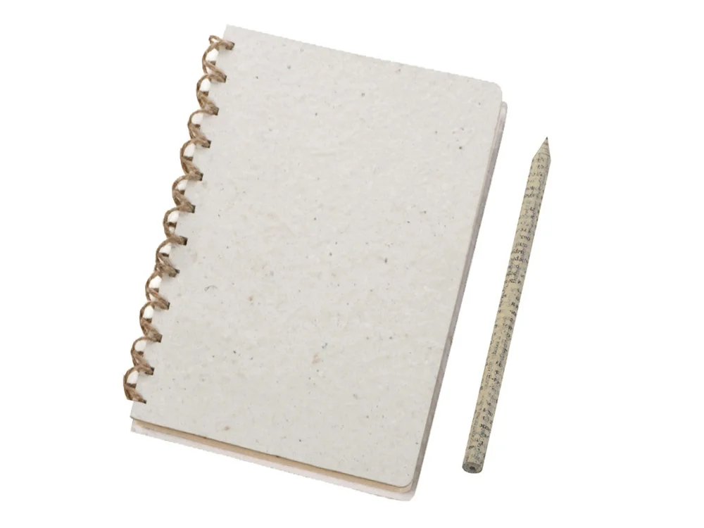 Блокнот А6 с бумажным карандашом и семенами цветов микс