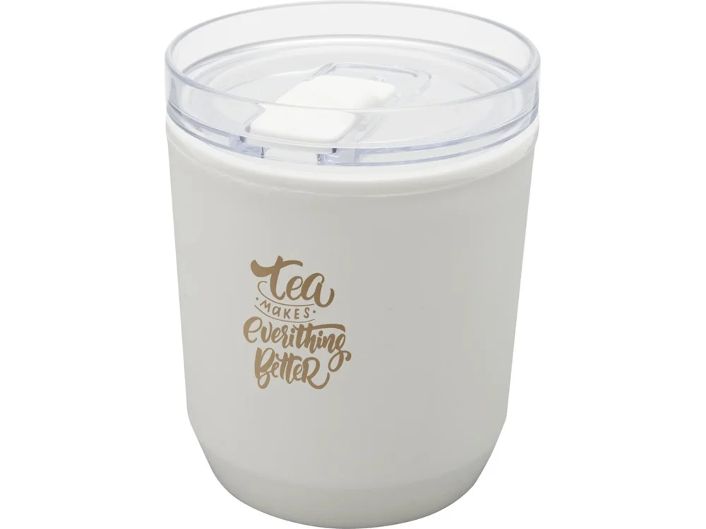 Кружка из переработанного пластика Hudson с двойными стенками