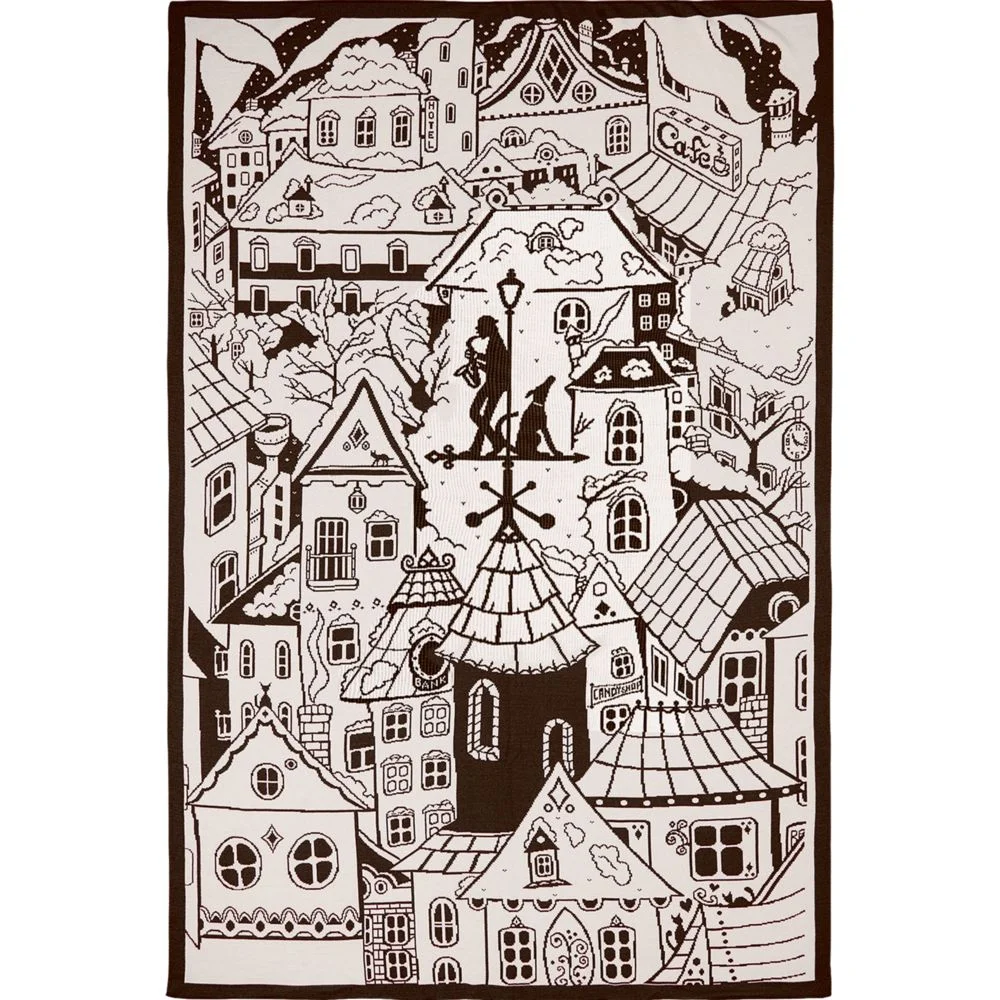 Плед на заказ Tricksy Net, 2 цвета, S