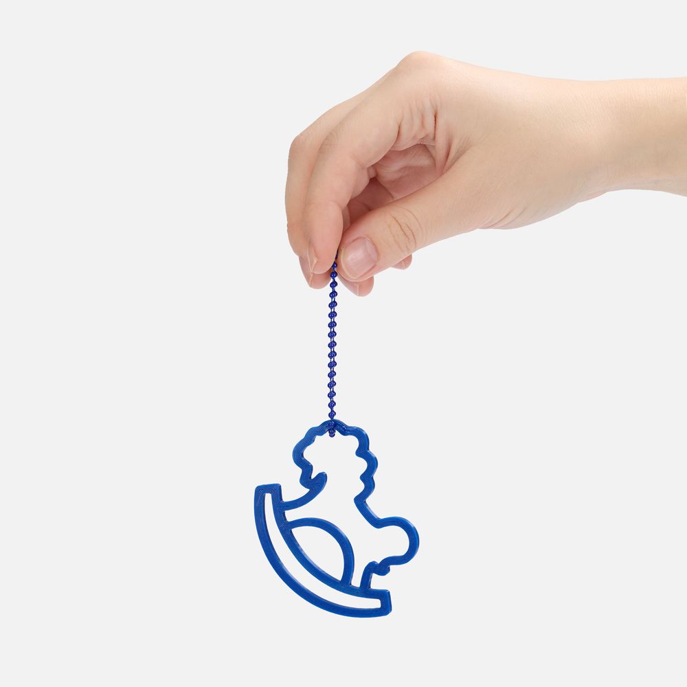 Подвеска «Лошадка-качалка», 3D-печать