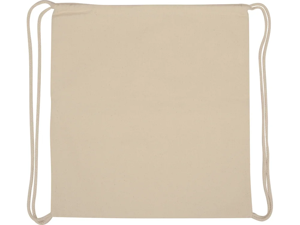 Рюкзак-мешок хлопковый Lark с цветной молнией