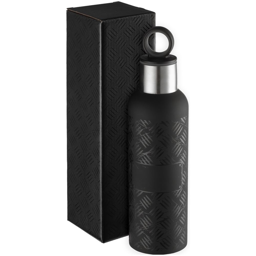 Термобутылка Hard Work Black