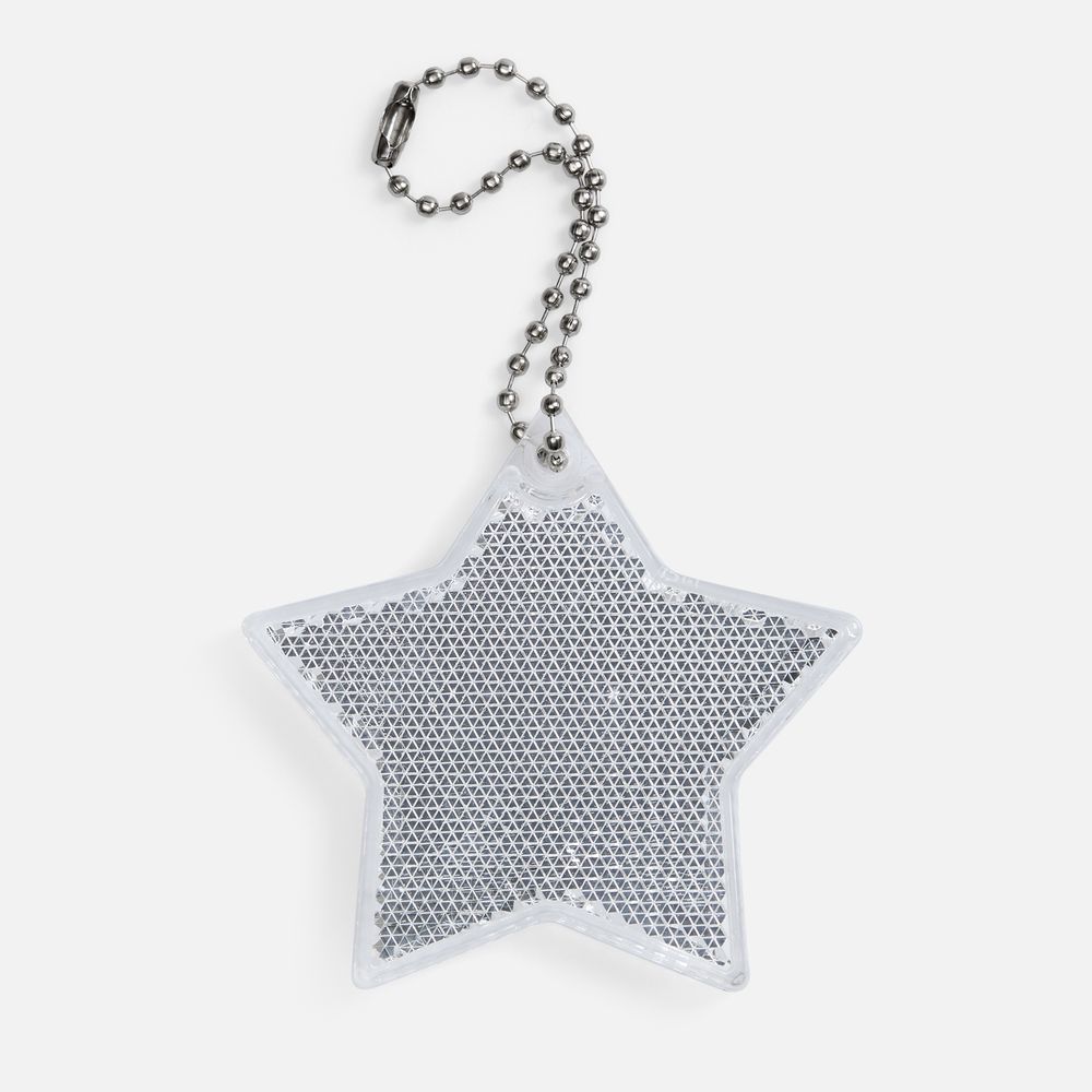 Пешеходный светоотражатель с цепочкой «Звезда»