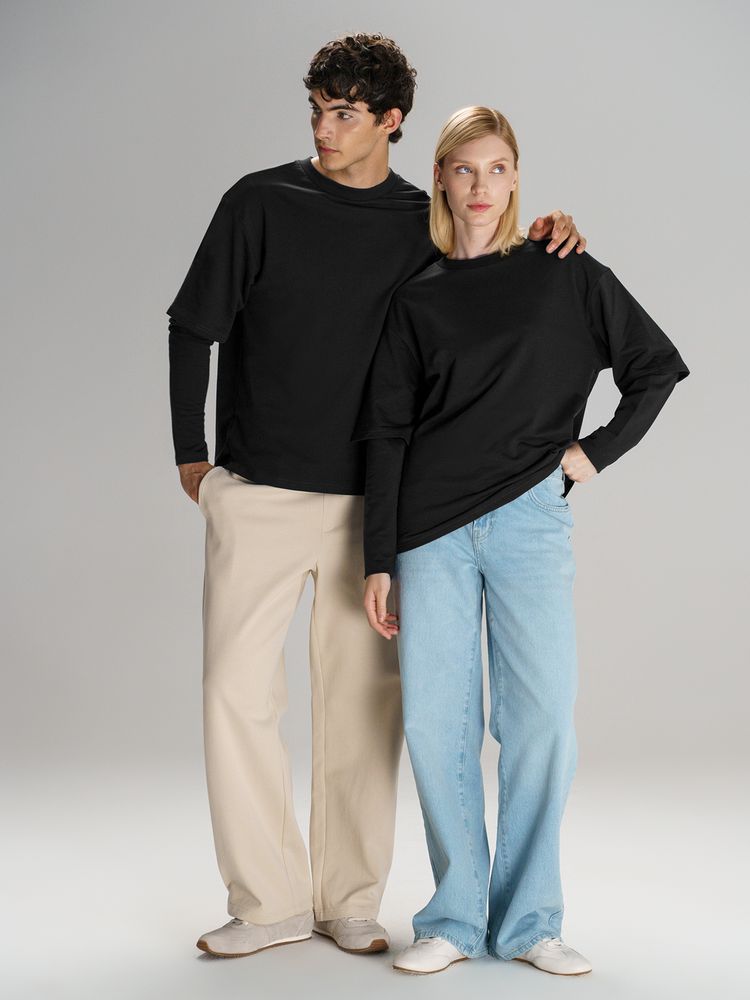 Футболка оверсайз с двойным рукавом Kosmos