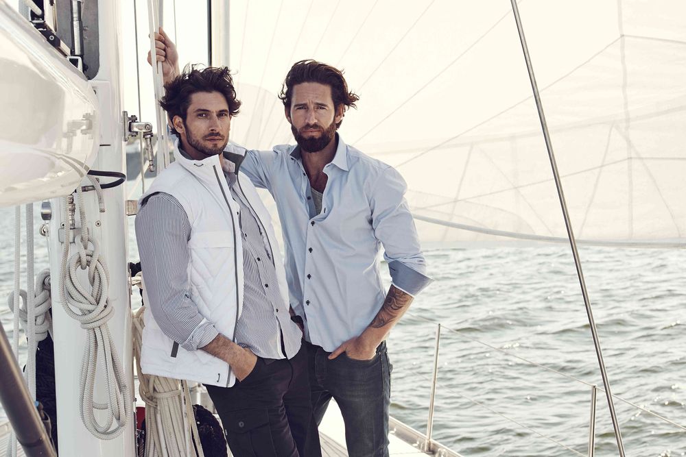 Рубашка мужская в полоску Reno