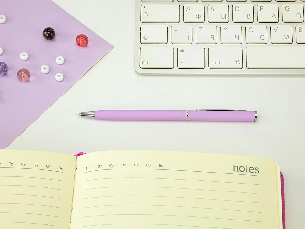 Ручка металлическая шариковая Palermo, софт-тач